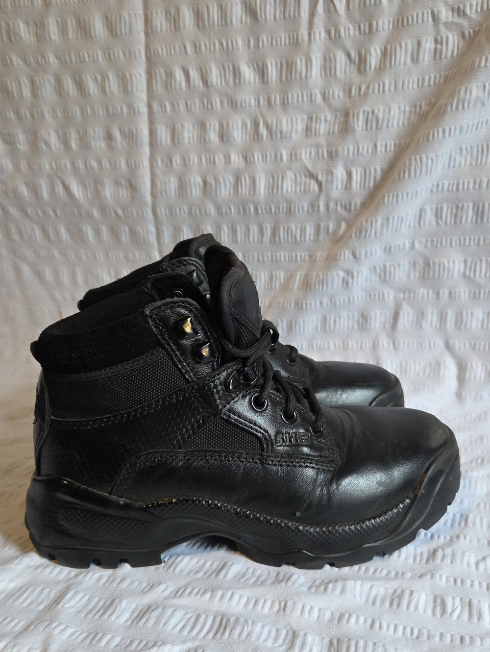 5.11 Tactical Men's Black Leather Tactical Boots